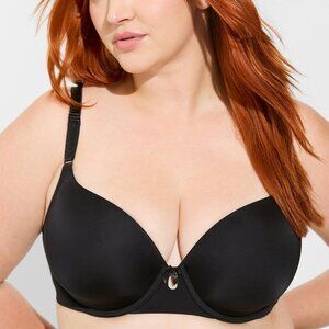 Torrid Perfect T-Shirt Bra 38H Black NWOT